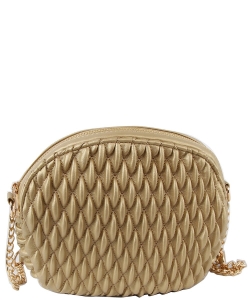 Puffy Quilted Crossbody Bag LP102-Z GOLD